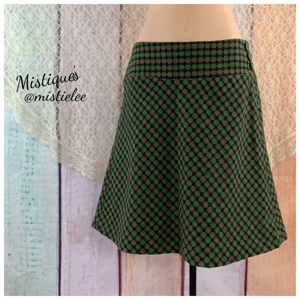 Ann Taylor Drop Waist Wool Fall Winter Skirt 2P